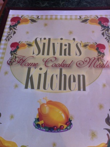 Silvia's Kitchen Front Menu